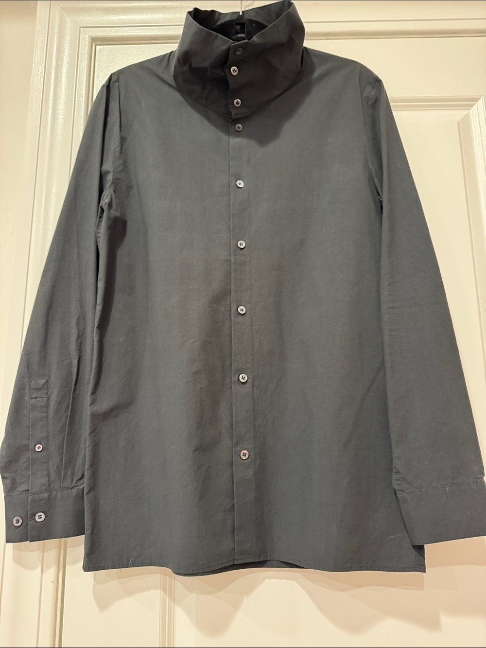 COS Men’s Cowl button up over-shirt size 15” neck (S)